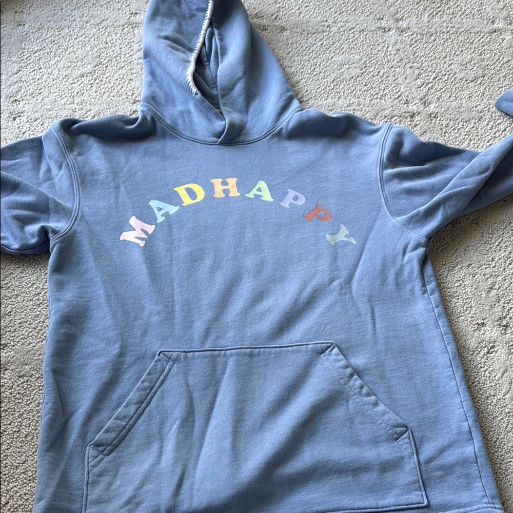 Madhappy Pastel Logo Blue Hoodie in great condition
